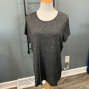 Gray XL crew neck short sleeve